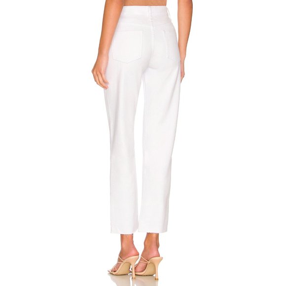 superdown Dylan Straight Denim Jean in White - Picture 3 of 7